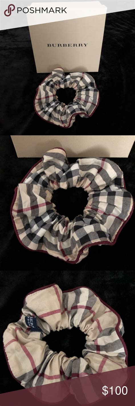 burberry plaid hair scrunchies|Burberry Scrunchie .